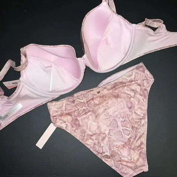 Victoria's Secret 36DD,36DDD BIKINI HIGH-WAIST bottom WHITE LEMON FULL COVERAGE